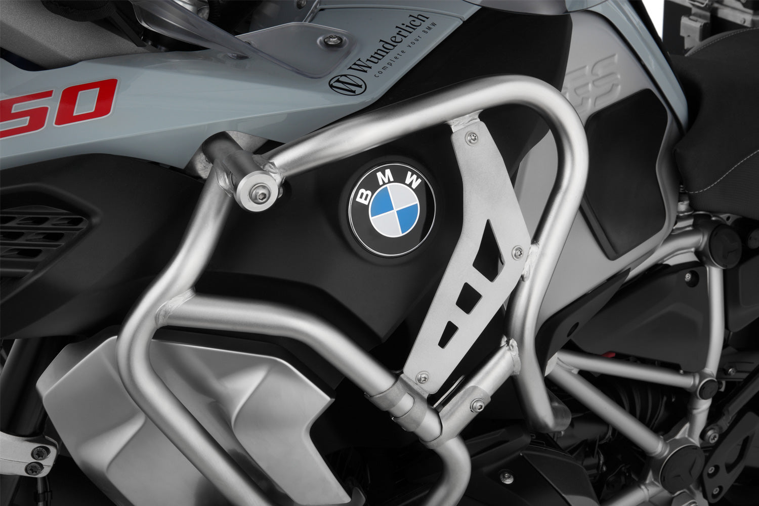 Wunderlich filler plates for tank protection bar extension R 1250 GS Adventure - complete your BMW ✔ Premium components ✔