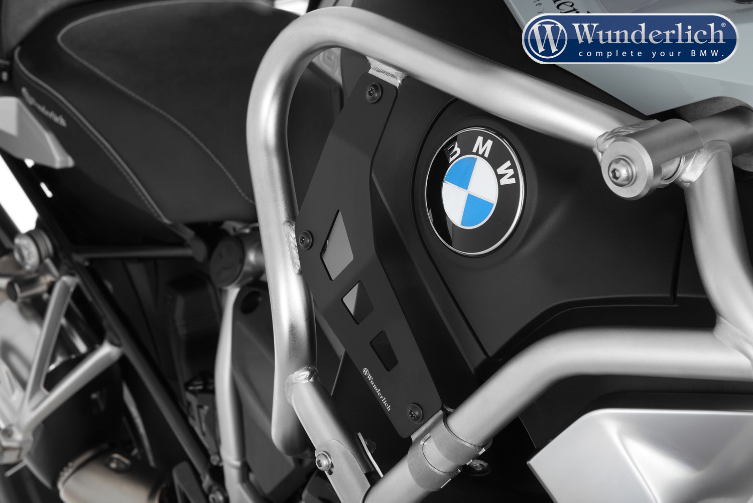 Wunderlich filler plates for tank protection bar extension R 1250 GS Adventure - complete your BMW ✔ Premium components ✔