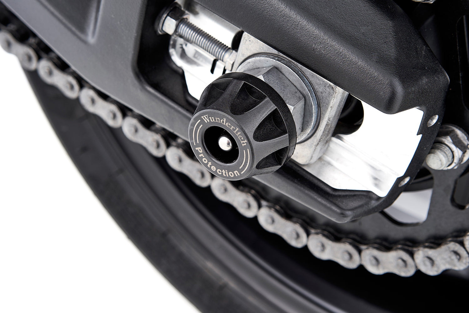 Wunderlich “DOUBLESHOCK” axle protection pads S 1000 XR / M 1000 XR - complete your BMW ✔ Premium components ✔ Integrated design ✔