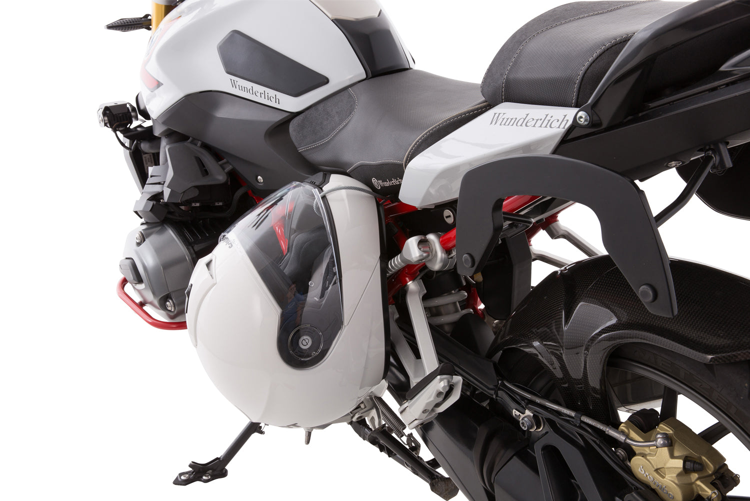 Wunderlich helmet anti-theft system „HelmLock“. The safest helmet protection.