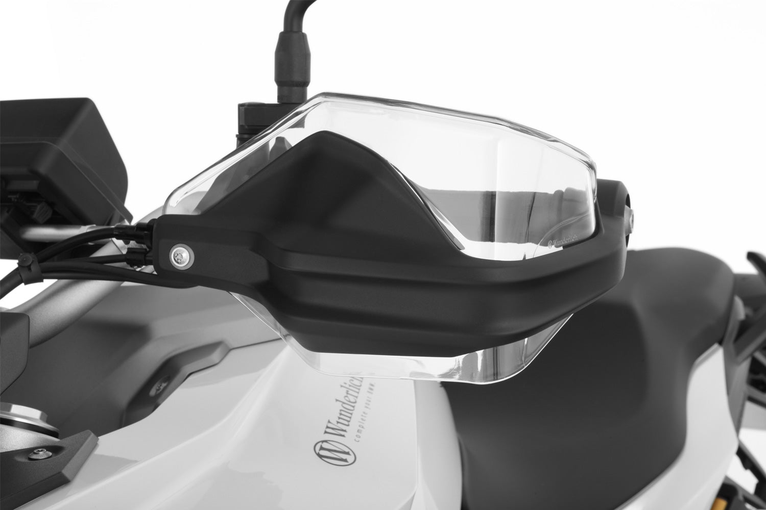 Our hand guard extension significantly enlarges the protective zone of the original protectors