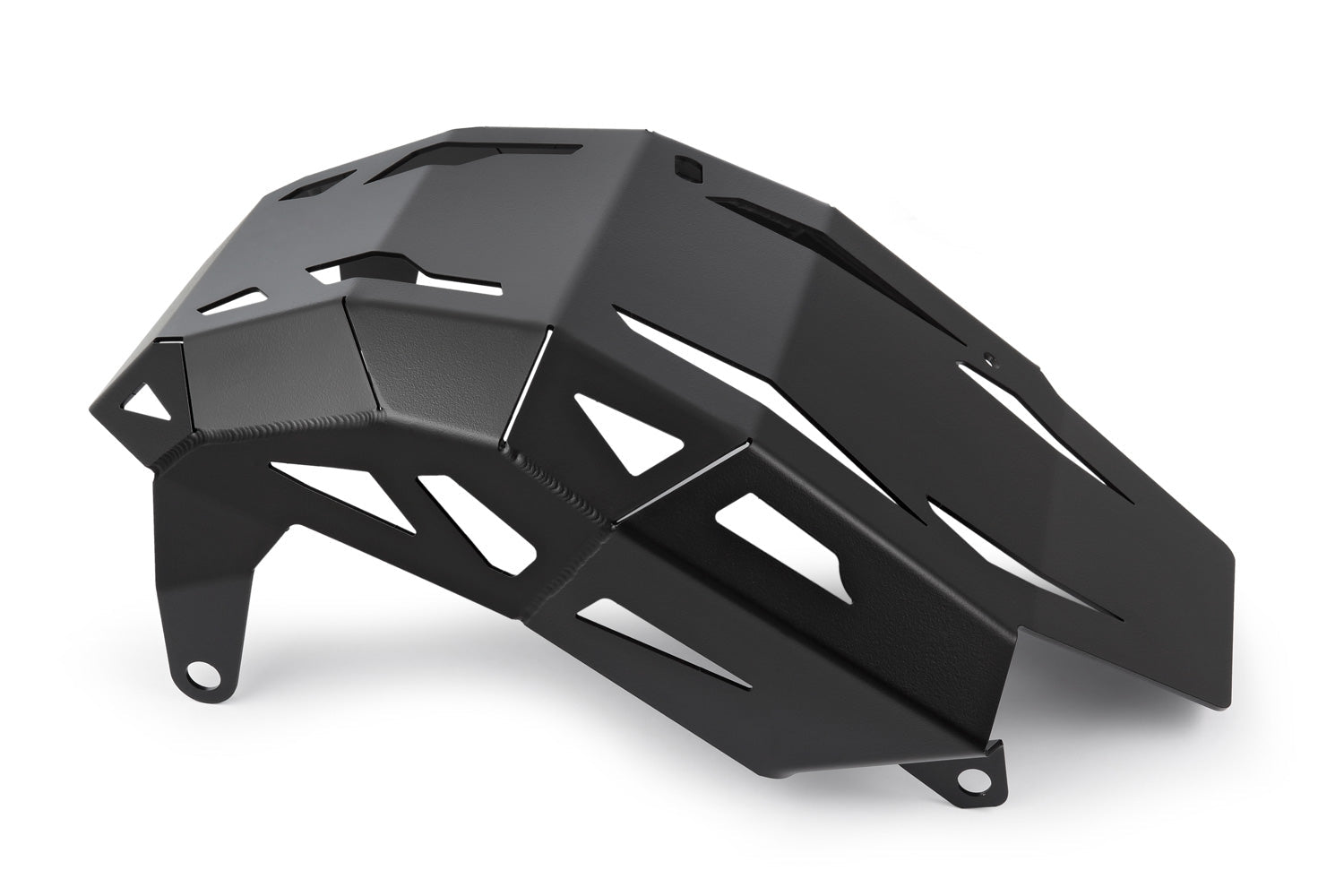 Black, stylishly designed, high-quality engine guard