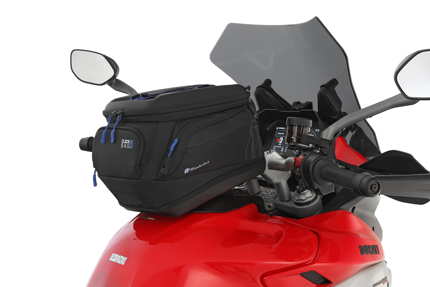 Wunderlich tank ring for tank bag CLICK BAG Multistrada V4 Rally - Passion. Unlimited. ✔ Premium components ✔ Integrated design ➜ Order now