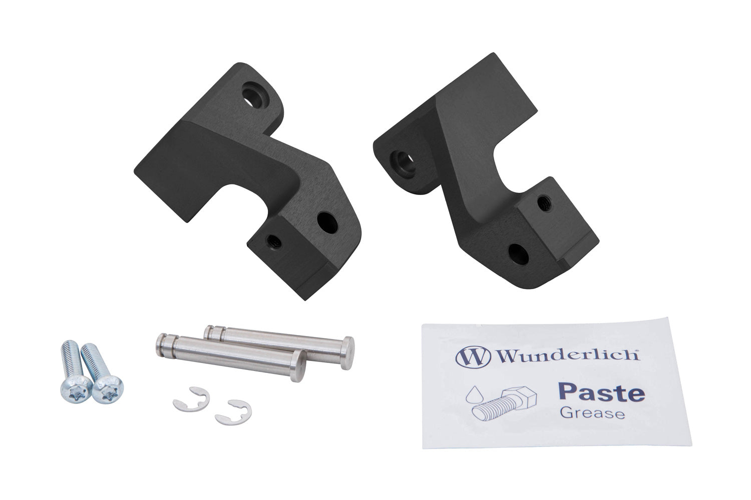 Approx. 45 mm lower compared to the position of the original footrests