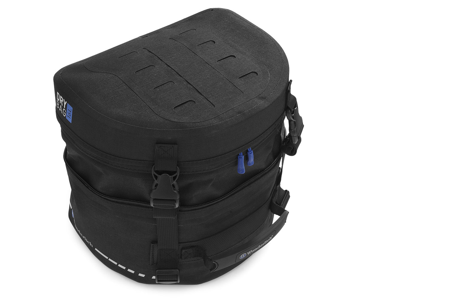 Multi-functional and compact bag can either be attached to the luggage carrier of the passenger seat quickly and simply
