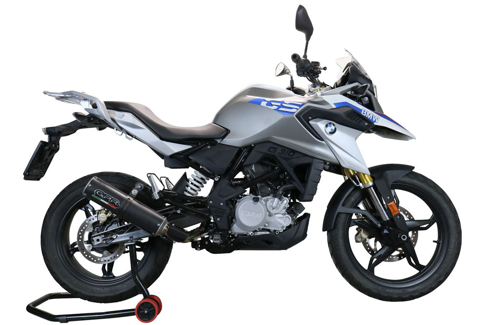 GPR-Exhaust---M3-Black-Titanium-Full-Line-for-G-310-GS-from-2017-to-2021-dB-Killer-Catalyst