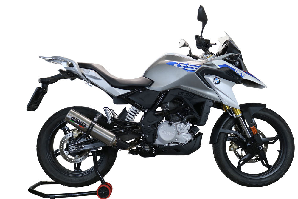 GPR-Exhaust---M3-Titanium-Natural-Full-Line-for-G-310-GS-from-2022-to-2024-dB-Killer-Catalyst