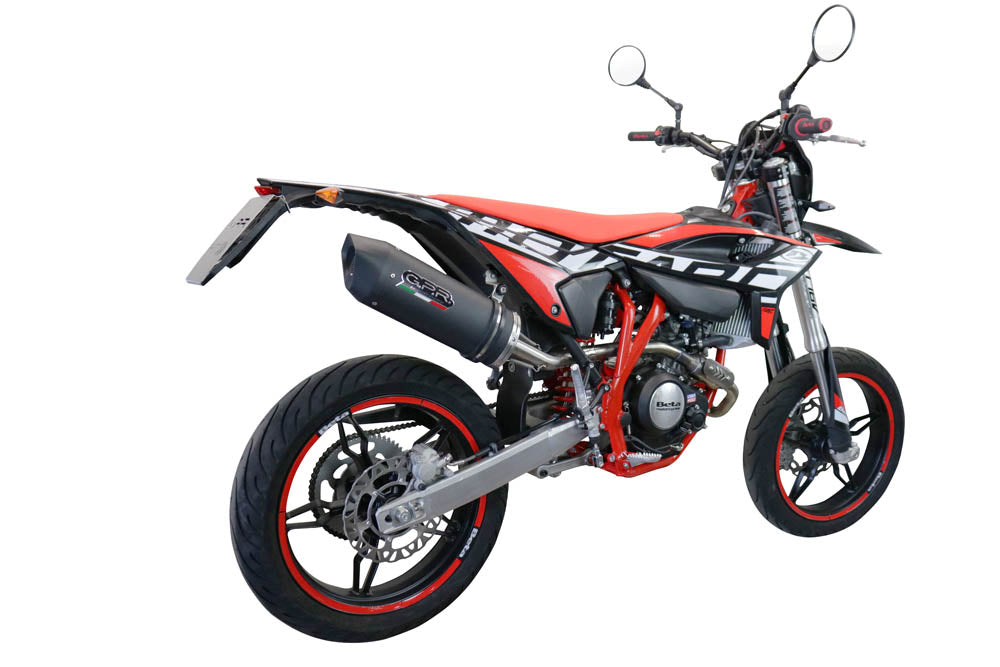 GPR-Exhaust---Furore-Evo4-Nero-Slip-on-for-RR-125-4T-Motard-from-2021-to-2024-dB-Killer-Link-Pipe-Catalyst