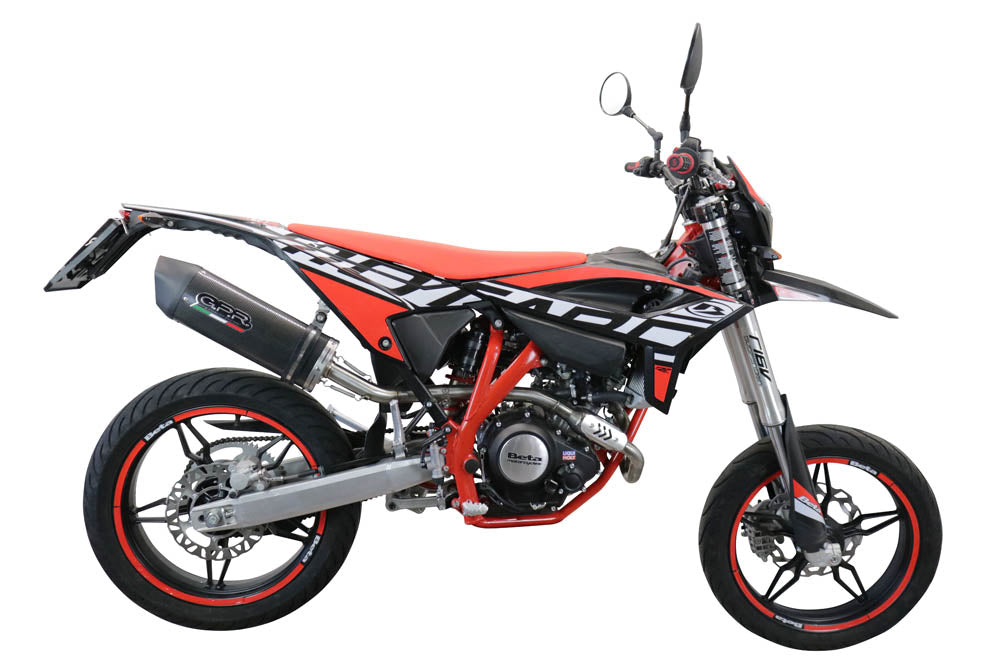 GPR-Exhaust---Furore-Evo4-Poppy-Slip-on-for-RR-125-4T-Motard-from-2021-to-2024-dB-Killer-Link-Pipe-Catalyst