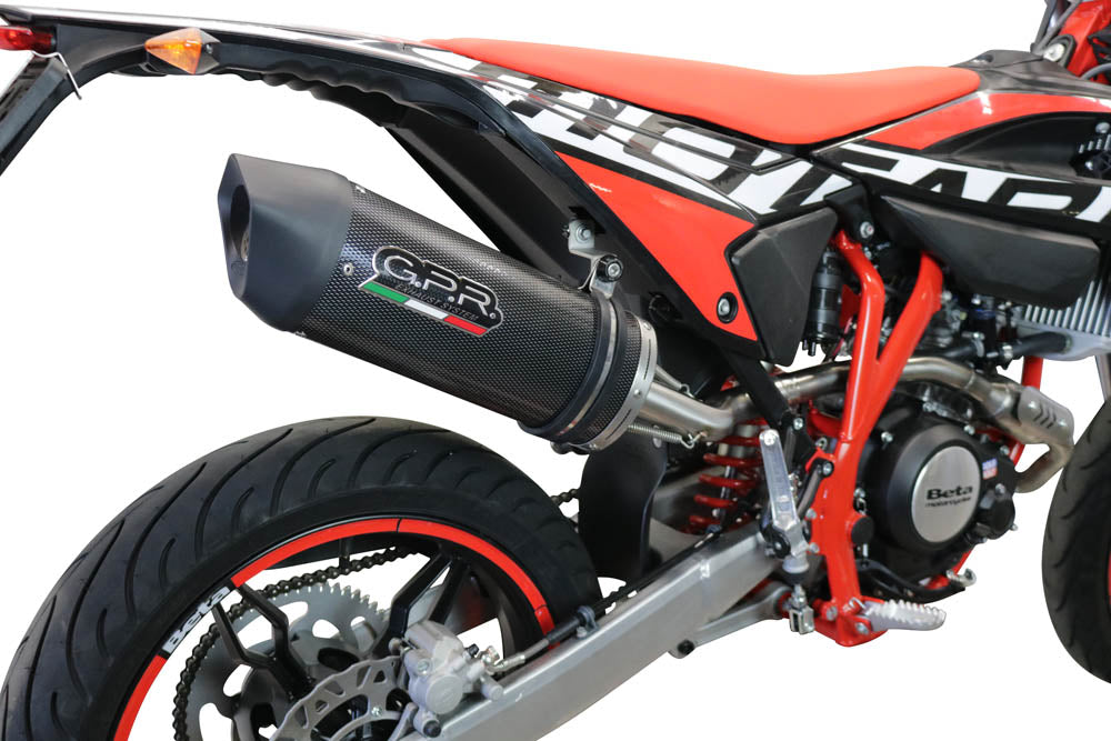 GPR-Exhaust---Furore-Evo4-Poppy-Slip-on-for-RR-125-4T-Enduro-from-2021-to-2024-dB-Killer-Link-Pipe-Catalyst