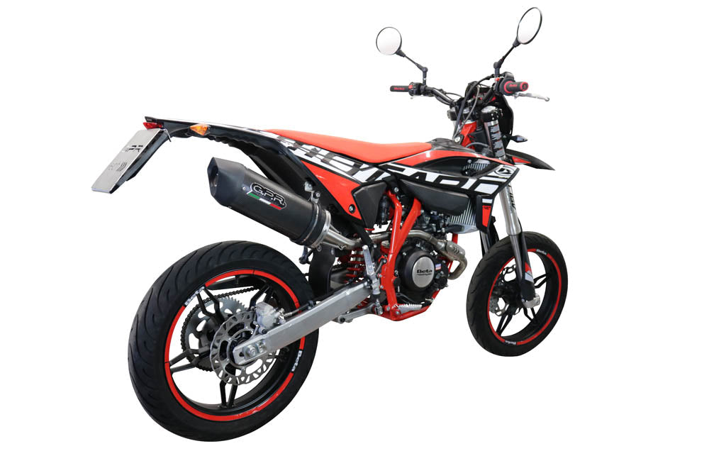 GPR-Exhaust---Furore-Evo4-Poppy-Slip-on-for-RR-125-4T-Motard-from-2021-to-2024-dB-Killer-Link-Pipe-Catalyst