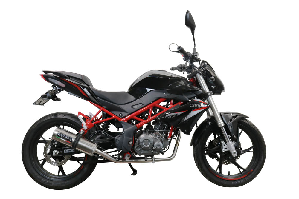 GPR-Exhaust---M3-Inox-Full-Line-for-BN-125-from-2021-to-2024-dB-Killer-Catalyst