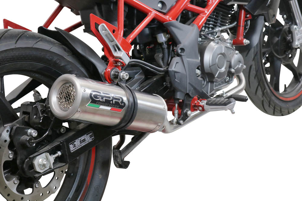 GPR-Exhaust---M3-Inox-Full-Line-for-BN-125-from-2021-to-2024-dB-Killer-Catalyst