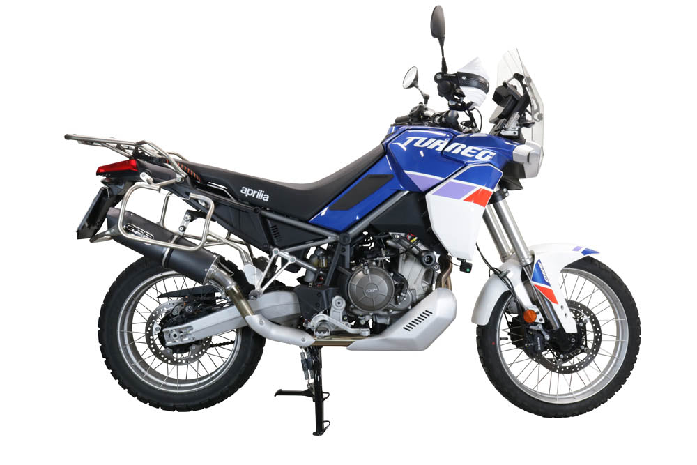 GPR-Exhaust---Furore-Evo4-Nero-Slip-on-for-Tuareg-660-from-2021-to-2024-dB-Killer-Link-Pipe