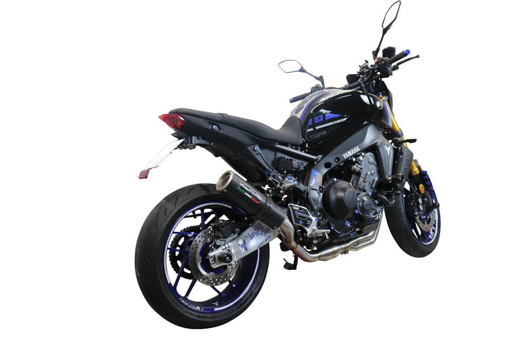 GPR-Exhaust---M3-Black-Titanium-Full-Line-for-Mt-09-from-2021-to-2023-dB-Killer-Catalyst