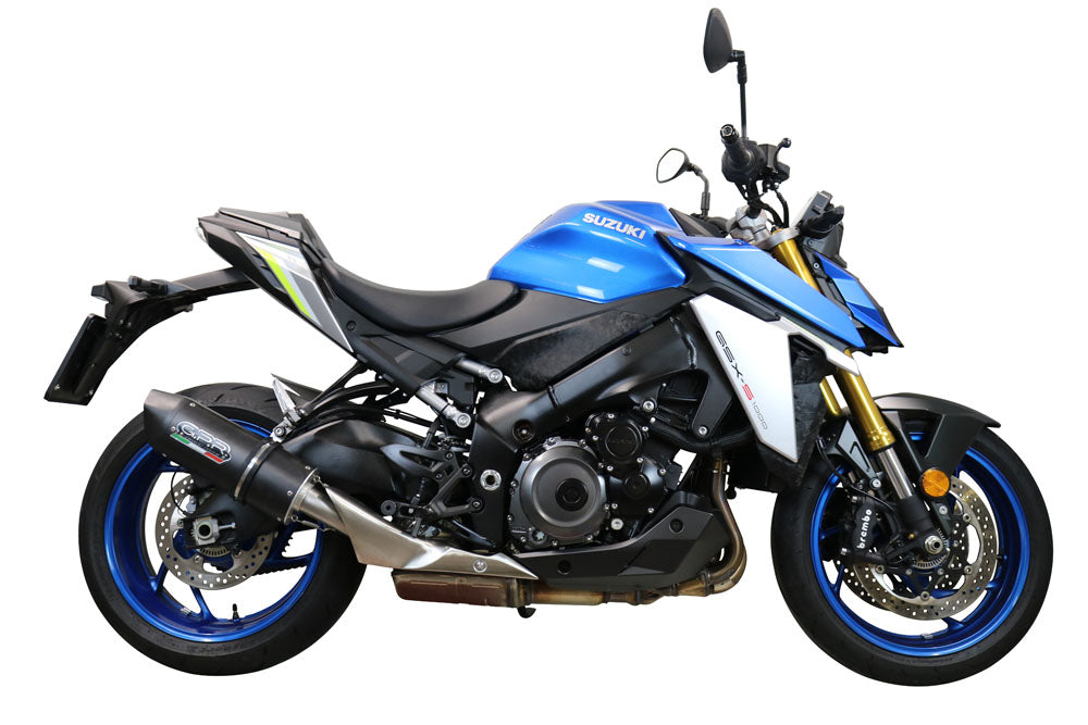 GPR-Exhaust---Furore-Evo4-Poppy-Slip-on-for-Gsx-S-1000-F-from-2021-to-2025-dB-Killer-Link-Pipe