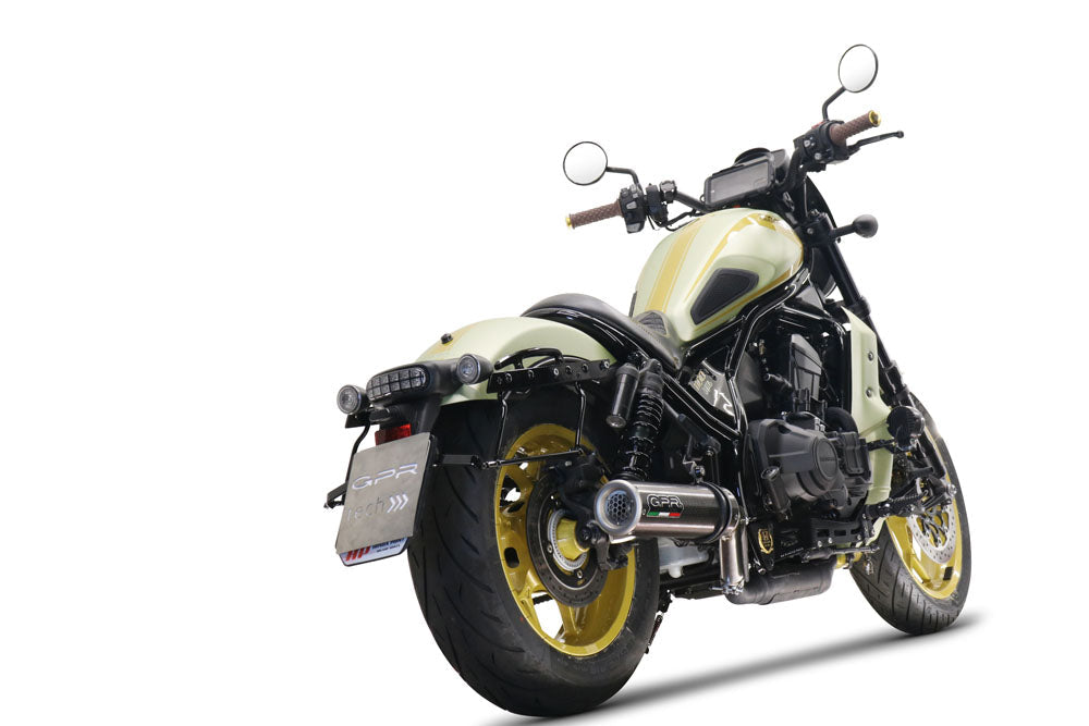 GPR-Exhaust---M3-Poppy-Slip-on-for-CMX-1100-Rebel-from-2021-to-2024-dB-Killer-Link-Pipe