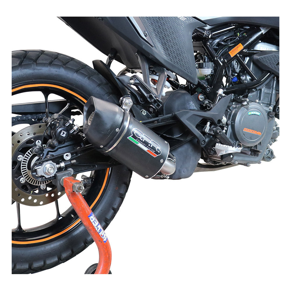 GPR-Exhaust---Furore-Nero-RACING-Slip-on-for-Adventure-390-from-2021-to-2024-Link-Pipe