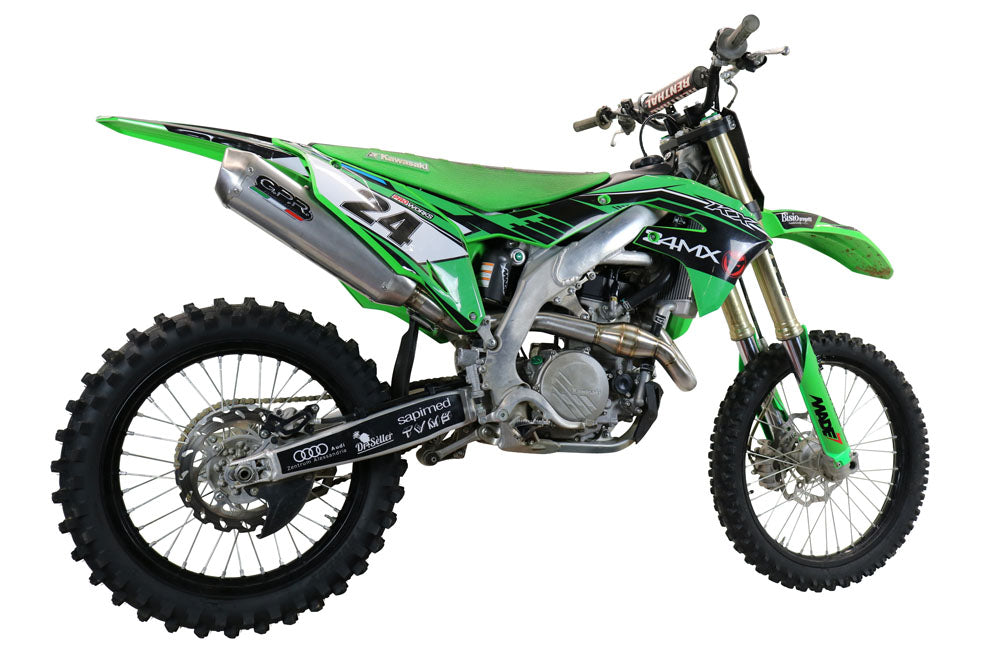 GPR-Exhaust---Pentacross-Titanium-Full-Line-for-KX-450-F-from-2021-to-2023-dB-Killer-Spark-Arrestor