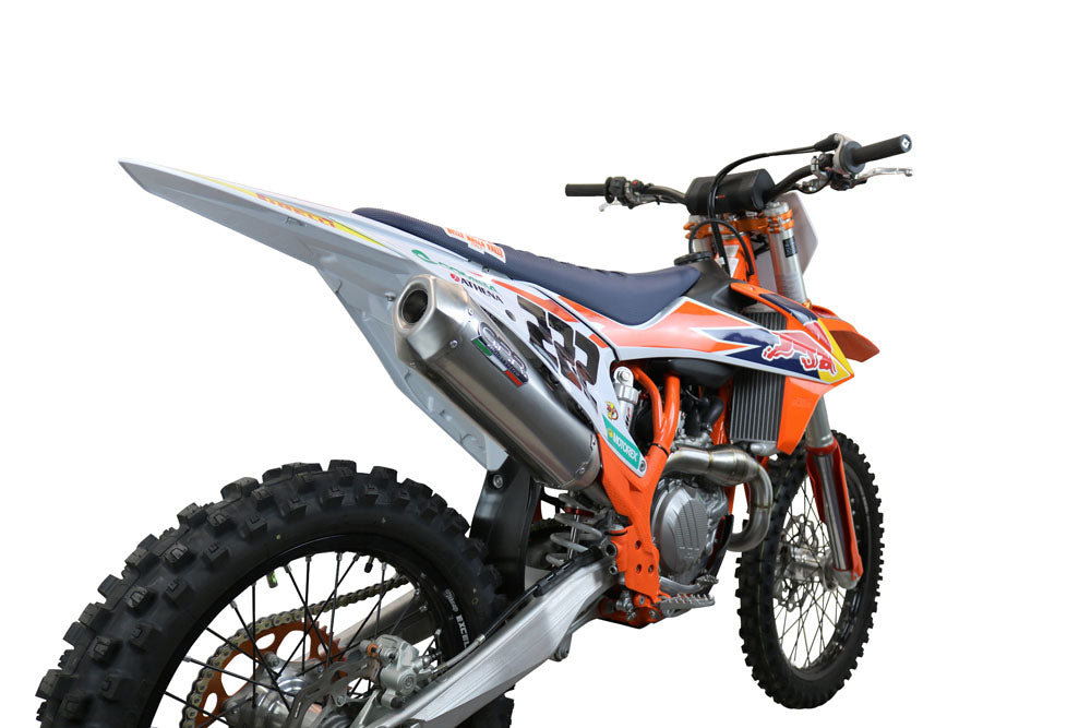 GPR-Exhaust---Pentacross-FULL-Titanium-Full-Line-for-MC-450F-Factory-EDITION-from-2023-to-2023-dB-Killer-Spark-Arrestor