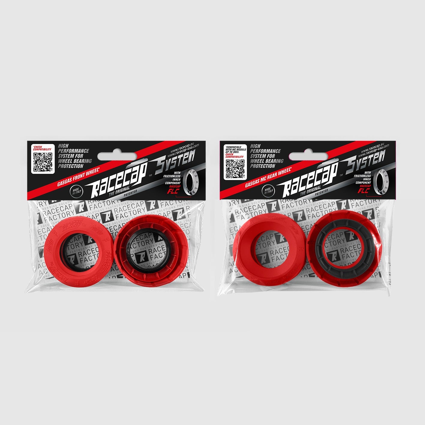 RaceCap - Wheel Bearings Protection Caps Front and Rear for GasGas EC/MC ,KTM EXC 2024+