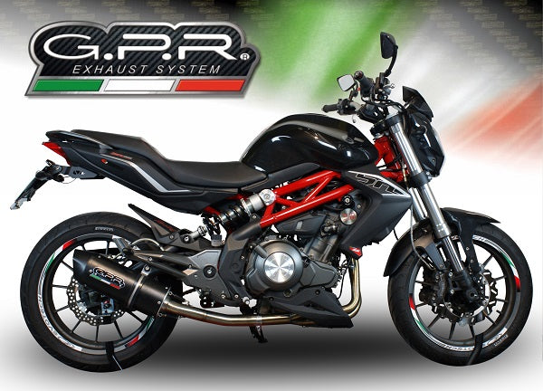 GPR-Exhaust---Furore-Evo4-Nero-Slip-on-for-BN-302-S-from-2017-to-2024-dB-Killer-Link-Pipe