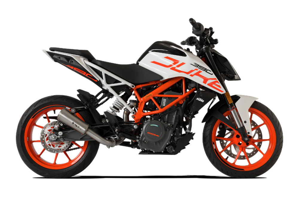HPCorse - GP07 Muffler for KTM Duke 390 - 2017 to 2020