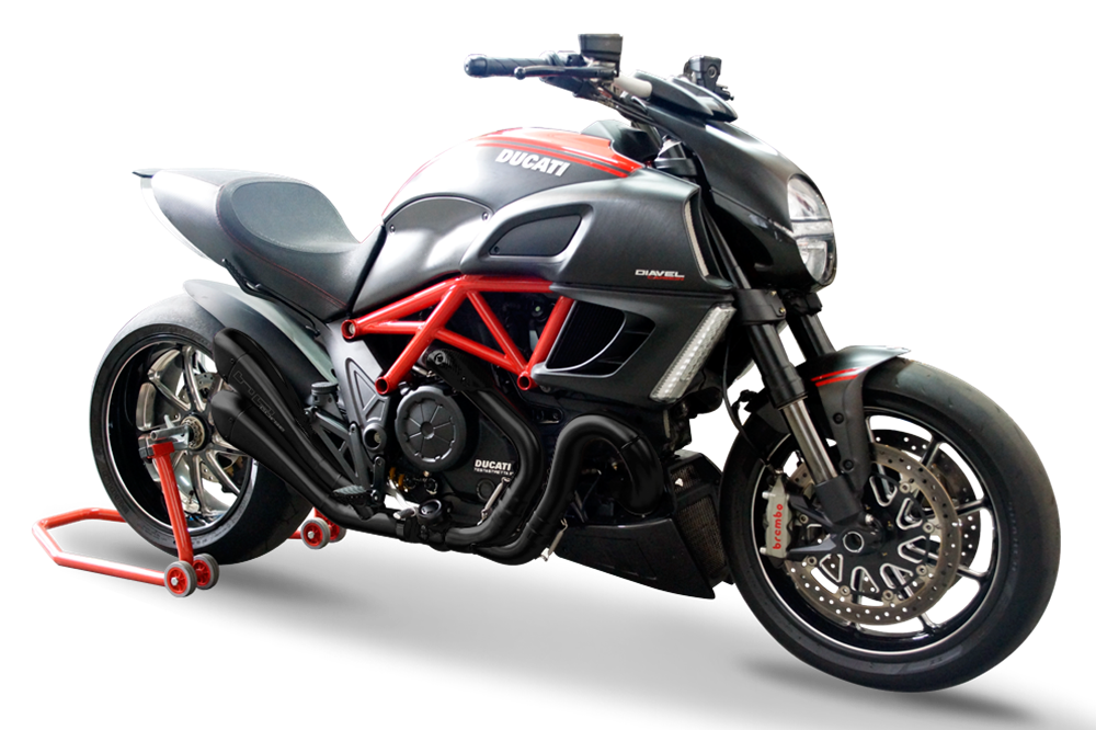 HPCorse - Hydroform muffler for Ducati Diavel, 2011 - 2016