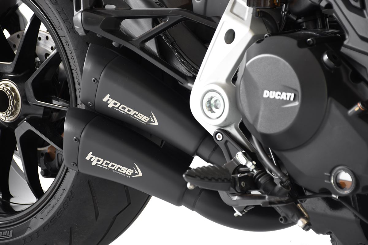 HPCorse - Hydroform Short muffler for Ducati Diavel 1260 for race use only