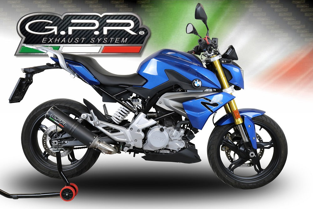 GPR-Exhaust---M3-Black-Titanium-Full-Line-for-G-310-R-from-2017-to-2021-dB-Killer-Catalyst