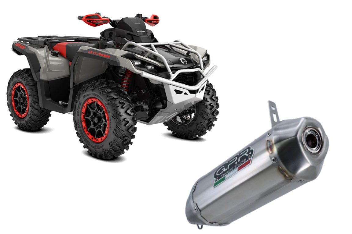GPR-Exhaust---PENTACROSS-INOX-Slip-on-for-Outlander-650-XT-from-2013-to-2023-dB-Killer-Link-Pipe