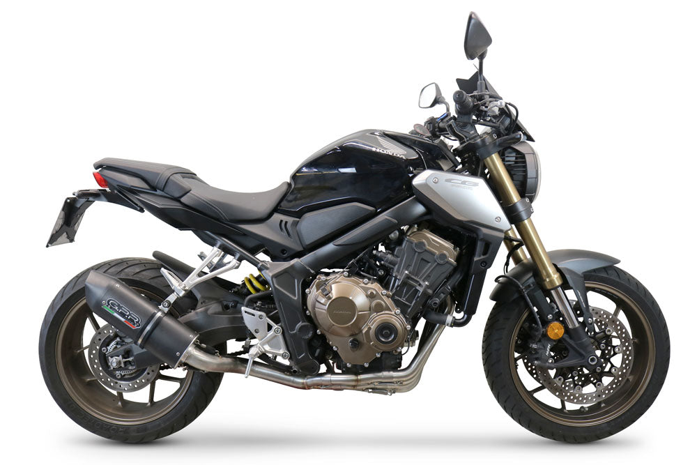 GPR-Exhaust---Furore-Evo4-Nero-Full-Line-for-CB-650-R-from-2021-to-2023-dB-Killer-Catalyst