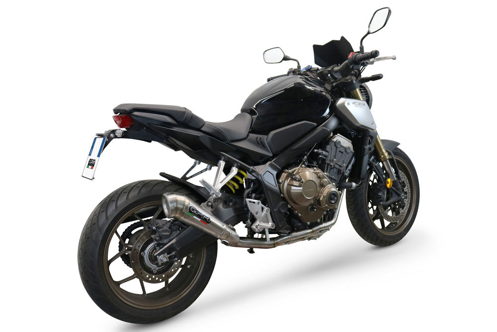 GPR-Exhaust---Powercone-Evo-Full-Line-for-CB-650-F-from-2017-to-2018-dB-Killer-Catalyst