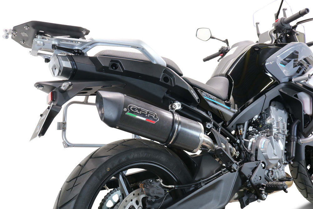 GPR-Exhaust---Furore-Evo4-Poppy-Slip-on-for-800-MT-Touring-from-2022-to-2024-dB-Killer-Link-Pipe