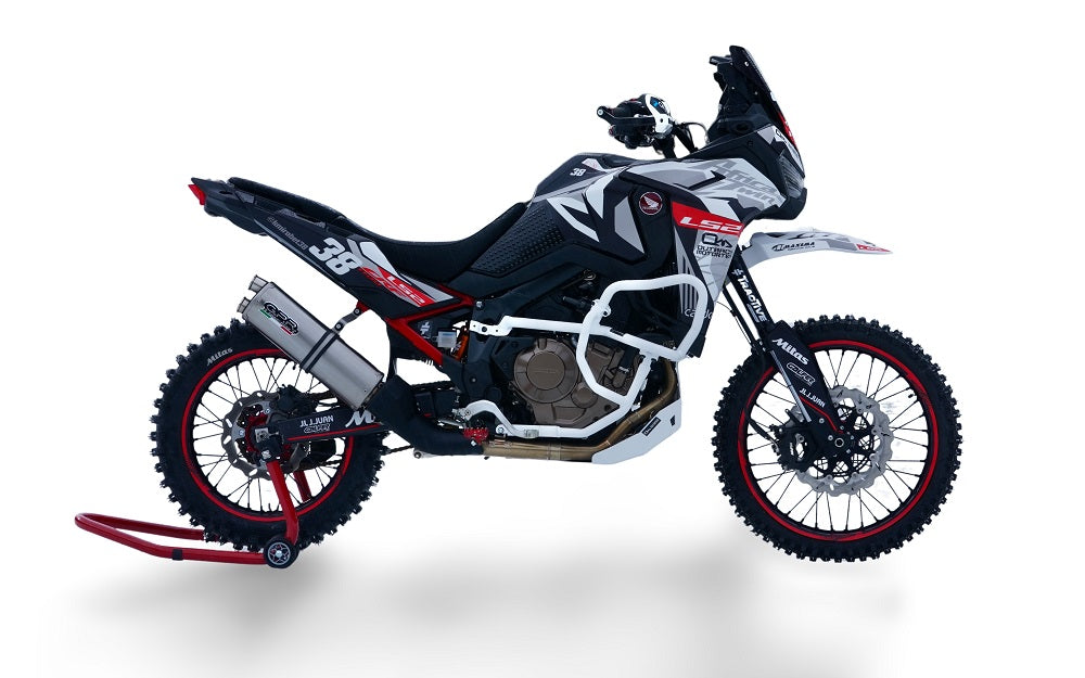 GPR-Exhaust---Dual-Inox-Slip-on-for-CRF-1100-L-Africa-TWIN-from-2020-to-2025-dB-Killer-Link-Pipe