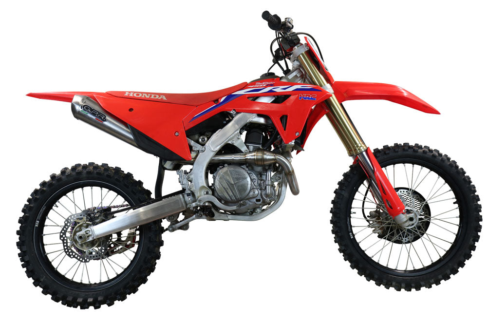 GPR-Exhaust---Pentacross-Inox-Full-Line-for-CRF-450-R-RX-from-2021-to-2025-dB-Killer-Spark-Arrestor