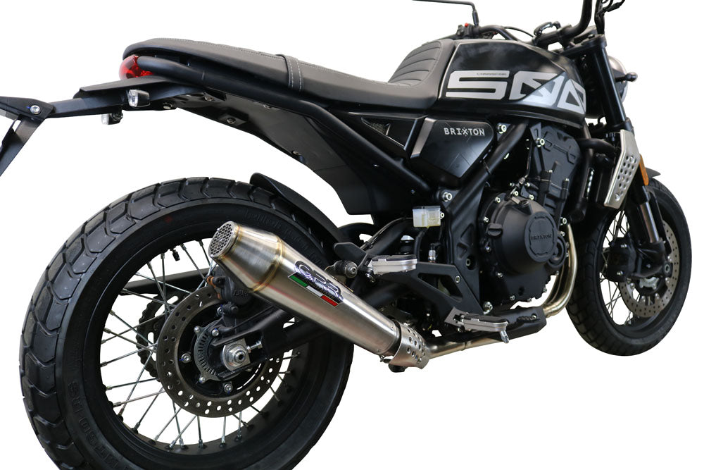 GPR-Exhaust---Ultracone-Slip-on-for-CroSsfire-500-X-from-2022-to-2023-dB-Killer-Link-Pipe