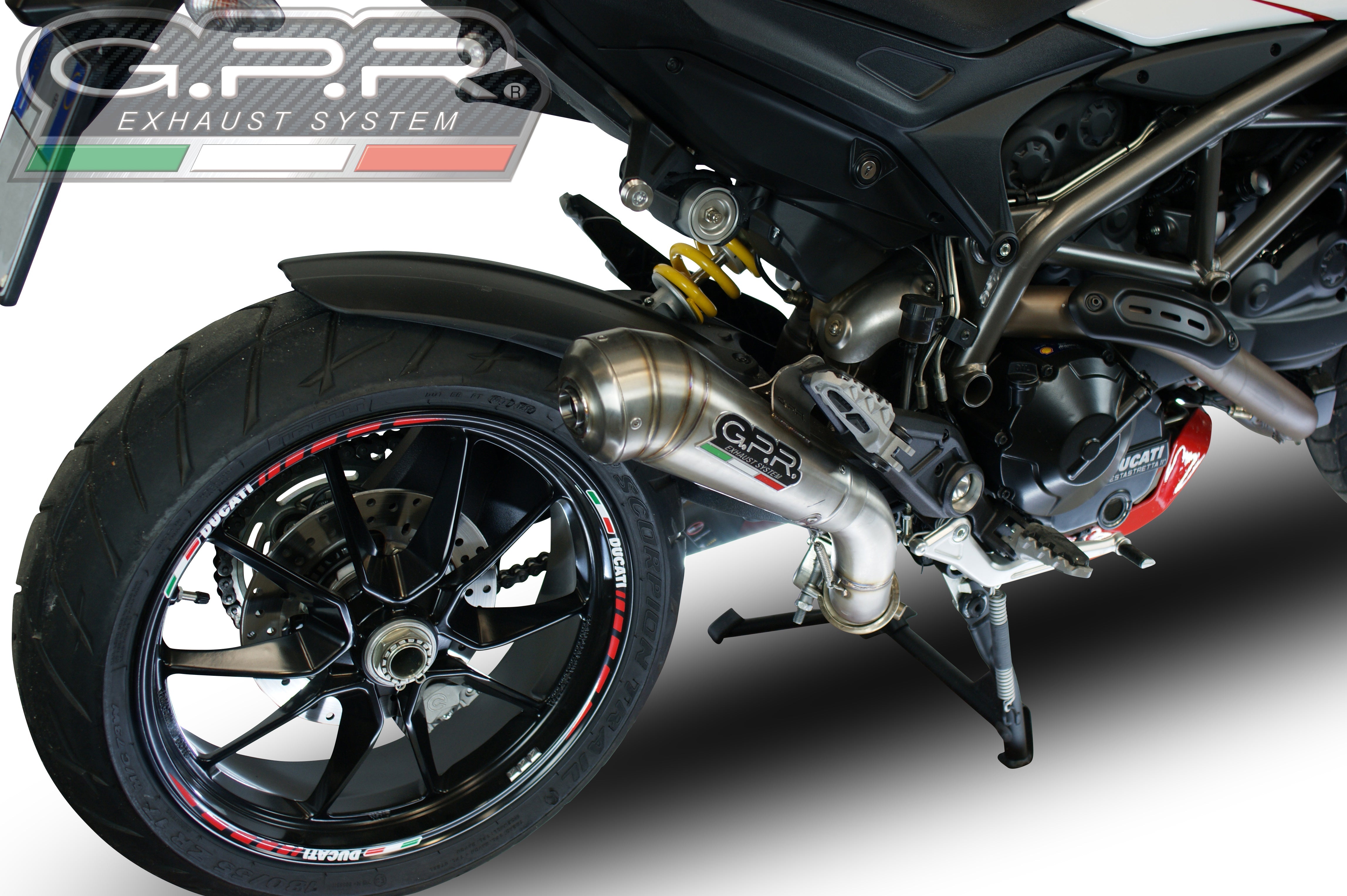 GPR-Exhaust---Powercone-Evo-Slip-on-for-Hyperstrada-Hypermotard-939-EURO-4-from-2016-to-2019-dB-Killer-Link-Pipe-Catalyst
