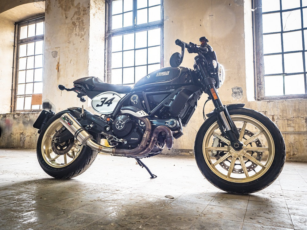 GPR-Exhaust---M3-Titanium-Natural-Slip-on-for-Scrambler-800-from-2017-to-2020-dB-Killer-Link-Pipe-Catalyst
