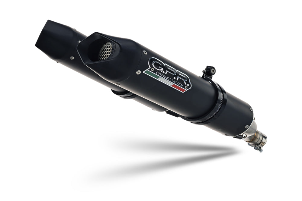GPR-Exhaust---Furore-Evo4-Nero-Double-Slip-on-for-Shiver-900-from-2017-to-2020-dB-Killer-Link-Pipes