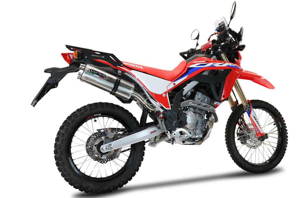 GPR-Exhaust---Dual-Inox-Slip-on-for-CRF-300-L-Rally-from-2021-to-2024-dB-Killer-Link-Pipe-Catalyst