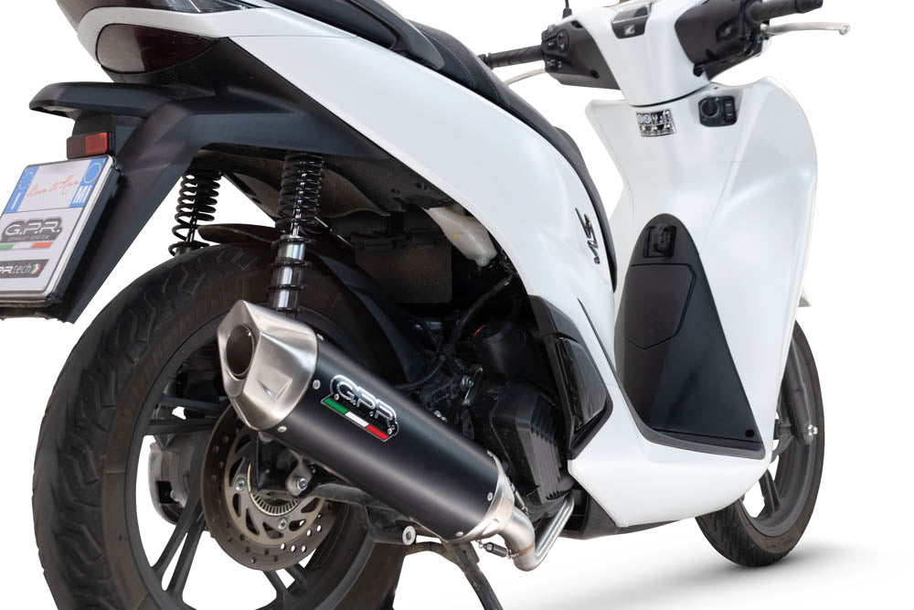 GPR-Exhaust---Furore-X-Scooter-Full-Line,-silencer-and-separate-header-for-SH-150-from-2024-to-2025-dB-Killer-Catalyst