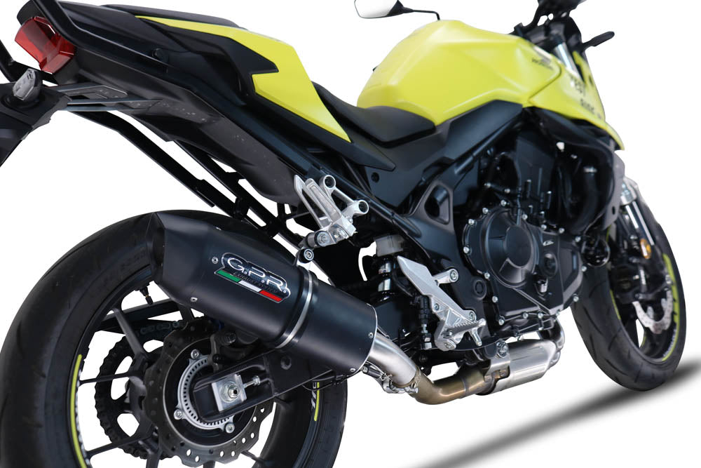 GPR-Exhaust---Furore-Evo4-Nero-Slip-on-for-CB-750-Hornet-from-2023-to-2024-dB-Killer-Link-Pipe