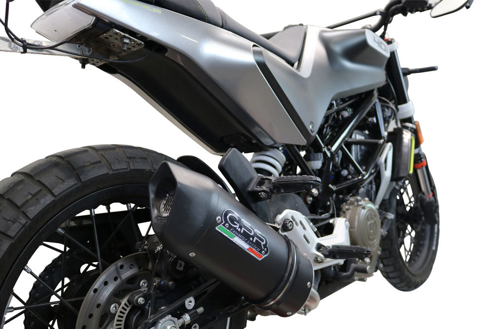 GPR-Exhaust---Furore-Evo4-Nero-Slip-on-for-Svartpilen-401-from-2021-to-2023-dB-Killer-Link-Pipe