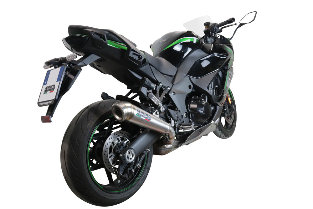 GPR-Exhaust---Powercone-Evo-Slip-on-for-Ninja-1000-SX-from-2021-to-2024-dB-Killer-Link-Pipe