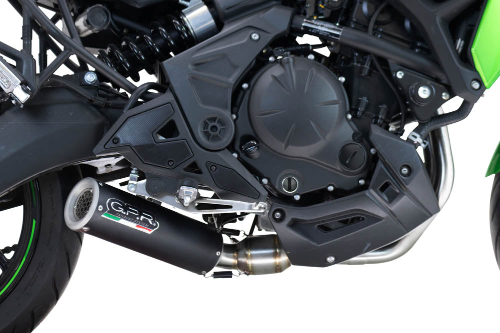 GPR-Exhaust---M3-Black-Titanium-RACING-Full-Line-for-Versys-650-from-2023-to-2025-dB-Killer