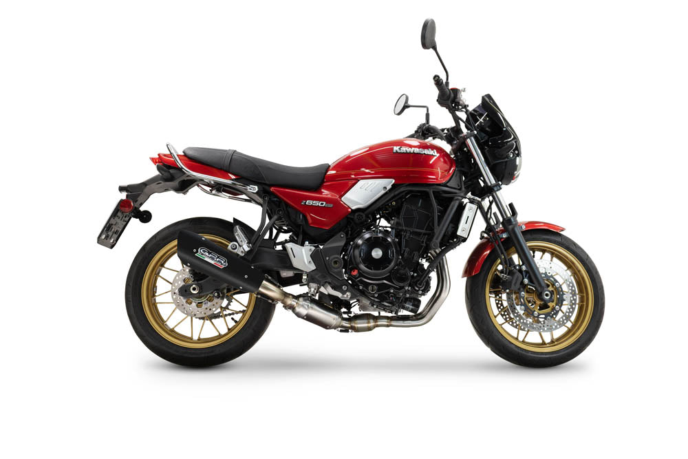 GPR-Exhaust---GP-Revo-Black-Titanium-Full-Line,-silencer-and-separate-header-for-Z-650-RS-from-2024-to-2025-dB-Killer-Catalyst