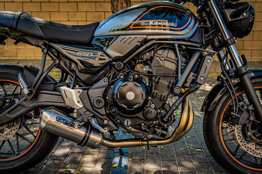 GPR-Exhaust---Satinox-Full-Line-for-Z-650-RS-from-2021-to-2023-dB-Killer-Catalyst