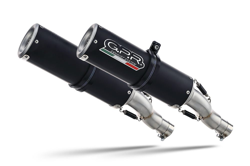 GPR-Exhaust---M3-Black-Titanium-Double-Slip-on-for-Gsx-R-1000-K9-from-2009-to-2011-dB-Killer-Link-Pipes