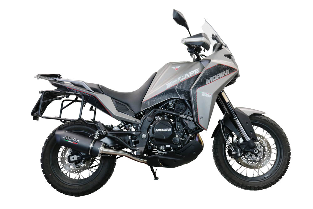 GPR-Exhaust---Furore-Evo4-Nero-Mid-Line-for-X-CAPE-650-from-2021-to-2024-dB-Killer-Catalyst-